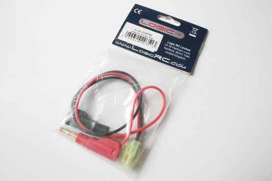 Logic RC Charge Lead 4mm - Mini Tamiya - O-LGL-CLMTAM