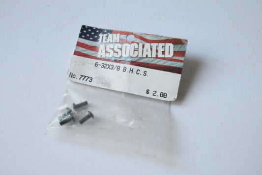 Team Associated 6-32x3/8" B.H.C.S Screws (Incomplete, 4pcs) AS 7773