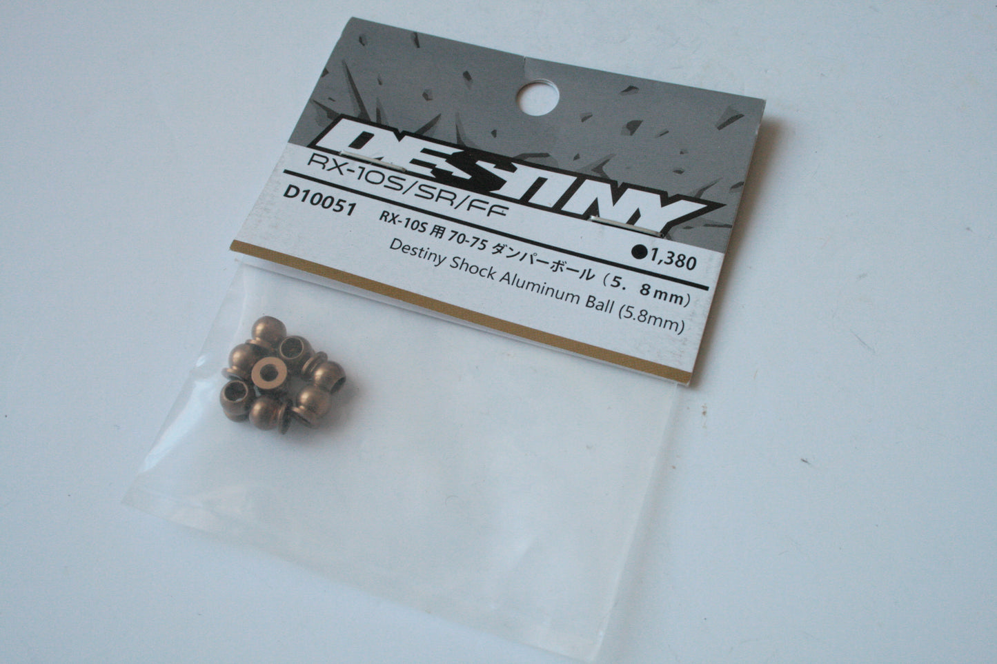 Destiny DES-D10051 Shock Aluminium Balls 5.8mm - RX-10S/SR/FF