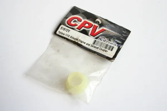 CPV Racing 51812Y Yellow 1/10 Silicone Engine & Exhaust Coupler