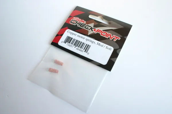 Team Checkpoint Copper Motor Springs (Med/Soft) For Checkpoint Motor - 4600