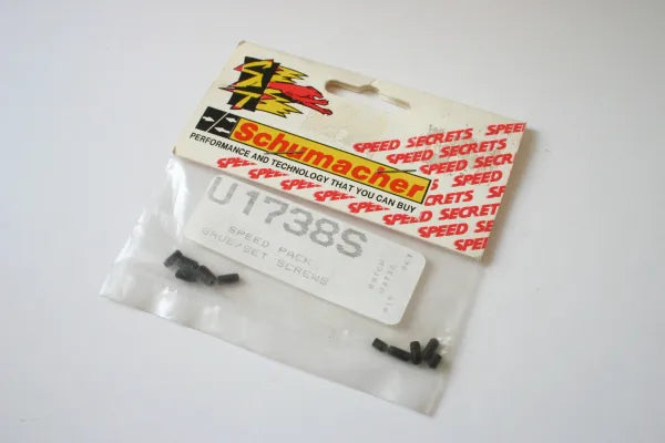 Schumacher U1738s Speed Pack Of Grub / Set Screws - U1738