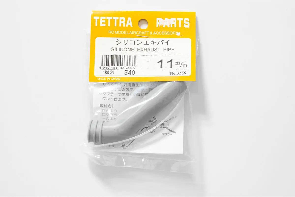 Tettra 3336 Silicone Exhaust Pipe (11mm) For Model Aircraft